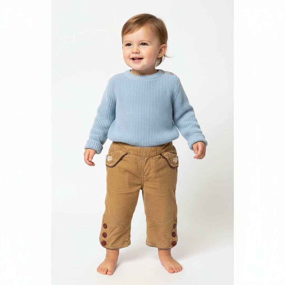 Gymboree Baby Girls Pants 18-24 Months Corduroy Fall Horse Riding Bottoms Cute